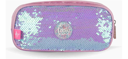 Footy Double Zip School Pencil Case with LED Light F21042 4