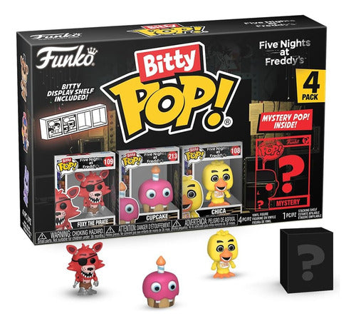 Funko Bitty Pop Five Nights At Freddy's Foxy, Chica, Cupcake 0