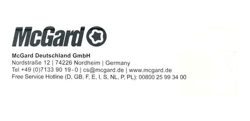 McGard Anti-Theft Nuts Toyota Hilux SW4 1996/2023 Germany 2