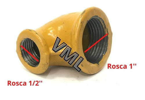 VML Female Elbow 1 Inch X 90° Approved Gas Latyn 2