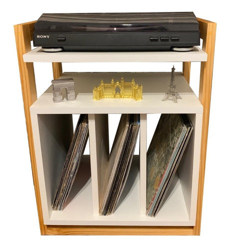 Equis Interiores Mini Phillipe Turntable or Vinyl Record Stand 0