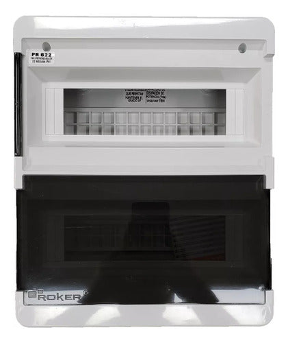 Caja Tablero 22 Módulos Exterior P/ Térmica Roker Pr622 Ip40 3