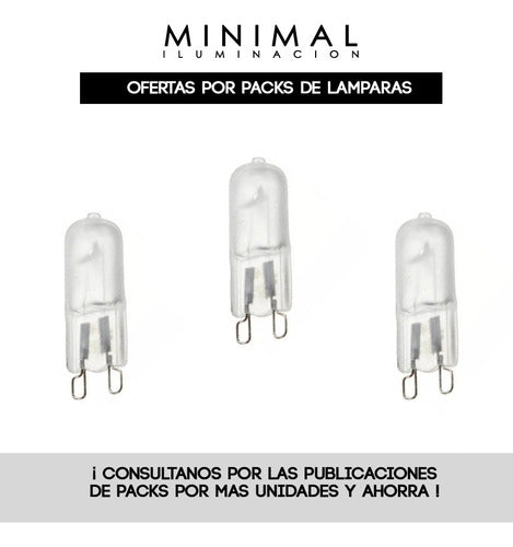 Minimal Iluminacion G9 Halogen Bulb 40W 220V Dimmable Warm Light 1