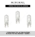 Minimal Iluminacion G9 Halogen Bulb 40W 220V Dimmable Warm Light 1