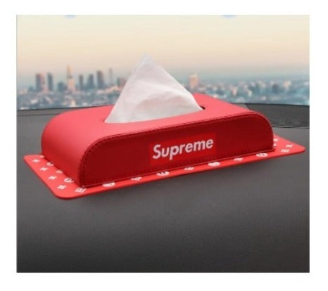 Supreme Faux Leather Tissue Box 0