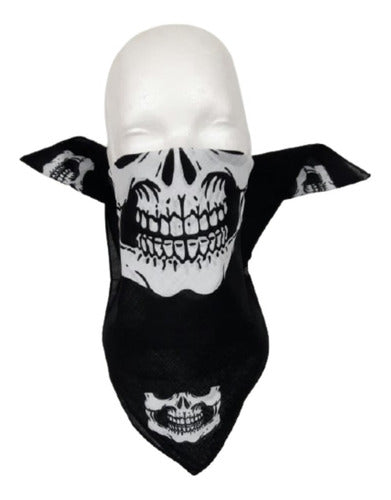 Patchouly Artesanias Bandana Pañuelo Skull Calavera 100%Algodón Unisex Original 0