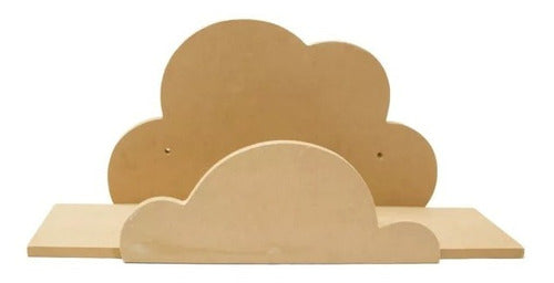 Puntitos Carpintería Cloud Shelf 50x10x30 Kids Bedroom Decoration MDF 1