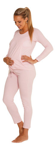 ¿Que Será? Long Cotton Maternity Pajamas for Breastfeeding Art. 527 1