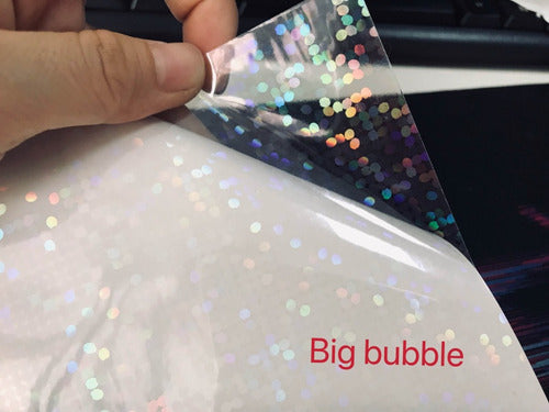 Laminado En Frío A4 Holográfico X 10 Unid. Modelo Big Bubble 3