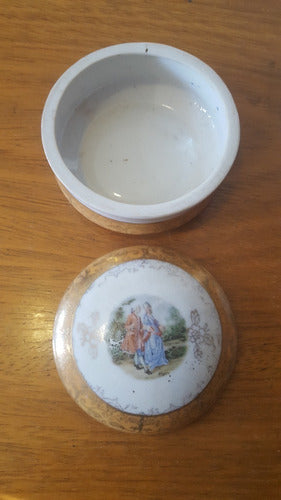 Alhajero Antiguo De Porcelana 2