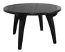 Mascardi Reinforced Steel 120cm Black Round Plastic Table 0