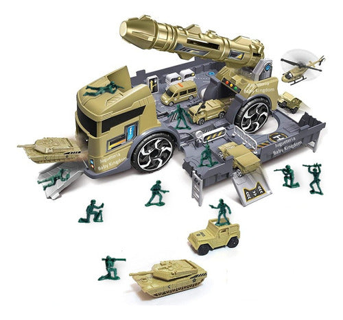 Special Forces - Military - Adventure Tactical Missile Truck Toy Set 0