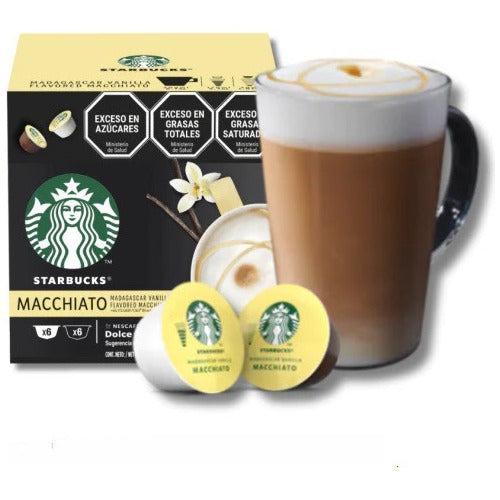 Dolce Gusto Starbucks Macchiato Madagascar Vainilla X 3 Unid 0