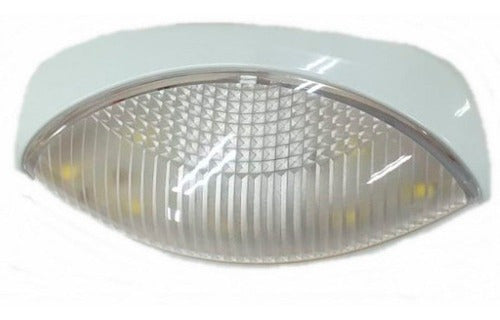 Luz De Cortesia De Sobrepor 8 Leds Branco 12v 84 X 45mm 0