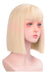 Italian Hair Natural-Like Wig Medium Length 40cm Platinum Blonde 4