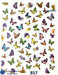 Self-Adhesive Nail Stickers - Butterflies - Nail Art 69