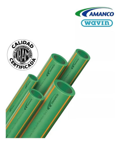 Tubo Caño Amanco Fusion Pn20 50mm X 4mts 1