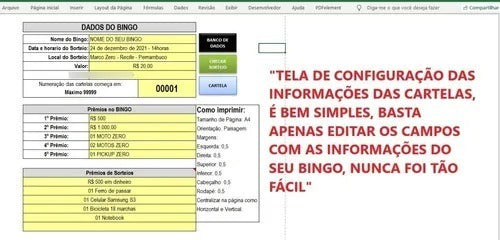 Gerador De Cartelas De Bingo Frete Grátis Download 2