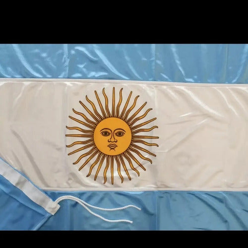 Emblemas Argentinos Premium Argentina Flag 90 X 200 With Reinforced Sun Design 1