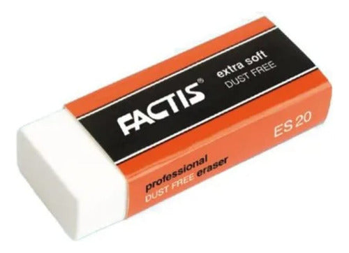 Factis Goma ES-20 Dust Free Plástica Artística X 3 Unidades 1