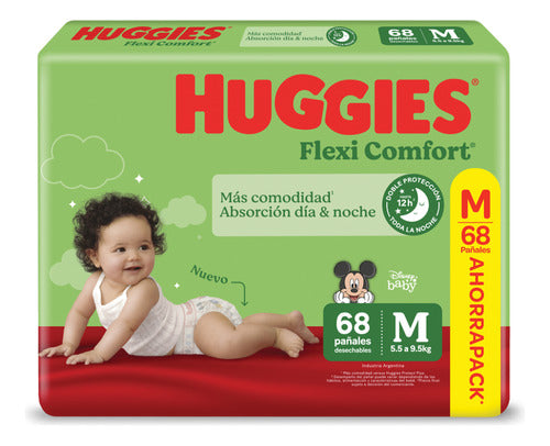 Huggies Flexi Comfort Size M 68 Units 0