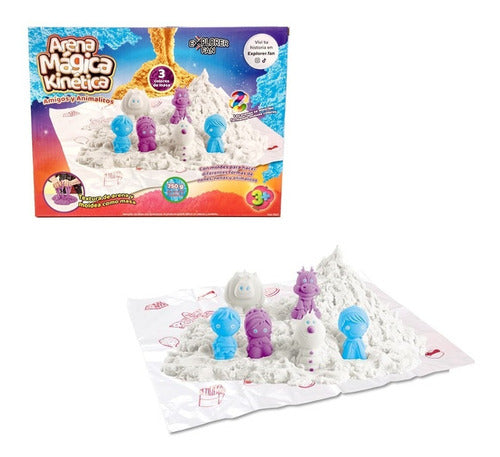 Magic Kinetic Sand Friends And Animals Explorer Fan 8020 0