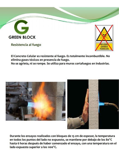 Green Block Cellular Concrete Bricks No Brimax X Pallet 8