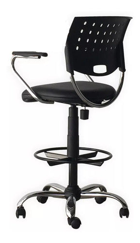 Mondo Sedie High Armrest Swivel Chair for Cash Registers 5