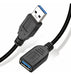 Saitech It Paquete De 4 Cables De Extensin Usb 3.0 De Longit 7