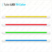 LED Tubes TL 18W 120cm 220V Colors 13