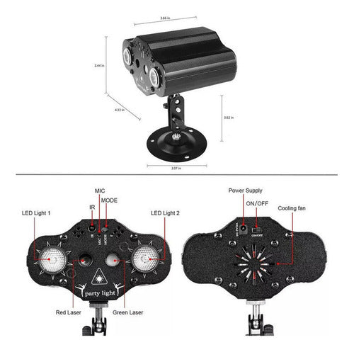 D Projetor Holográfico Led Party Birthday Home Gift+natal 4