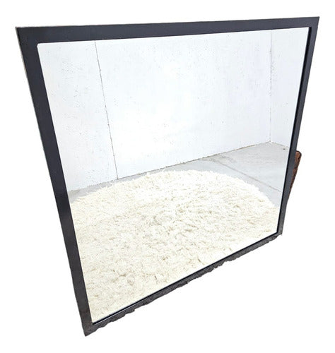 Expoalmohadones Square Iron Frame Mirror 90x90 0