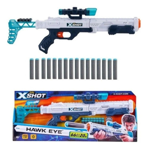 X-Shot Hawk Eye 20mts Dart Gun Toy 0