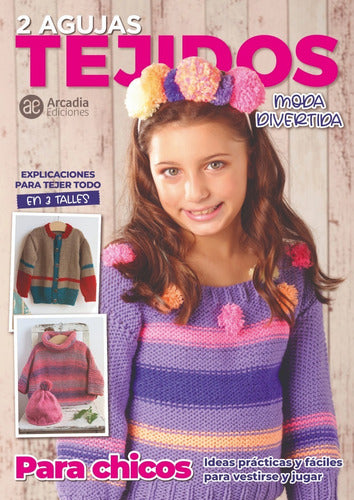 7 Knitting Magazines Children's Winter Clothing with 2 Needles 4