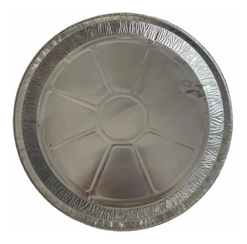 Market Paper Aluminum Disposable Plate 33 Cm 100 Units 0