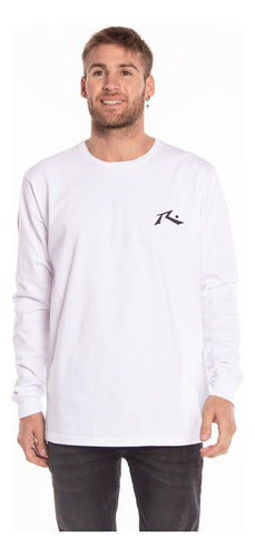Rusty Competition LS Tee White Men 0