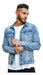 Clgropa Stretch Denim Jacket for Men 0