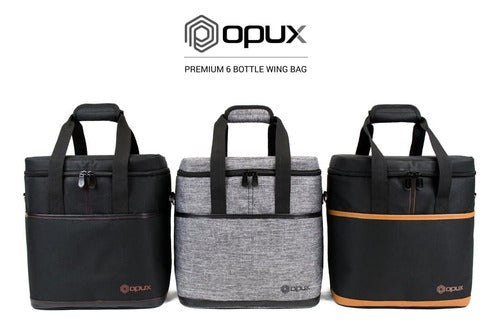 OPUX Insulated Bag for 6 Wine Bottles, Perfect for Picnic 7