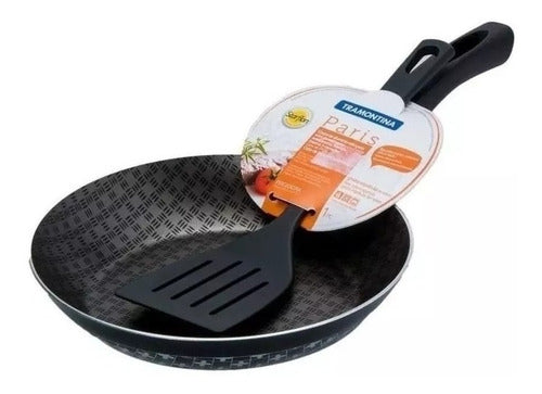 Tramontina Teflon Frying Pan 24cm Paris with Non-Stick Spatula 1