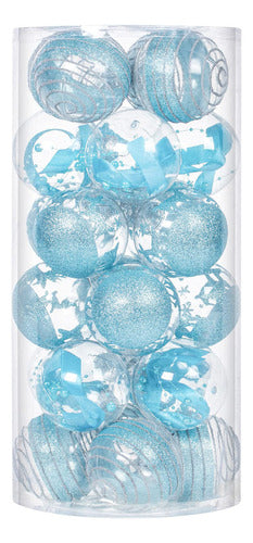 Meloki Christmas Ball Ornaments 24 Carat, Set of A 0