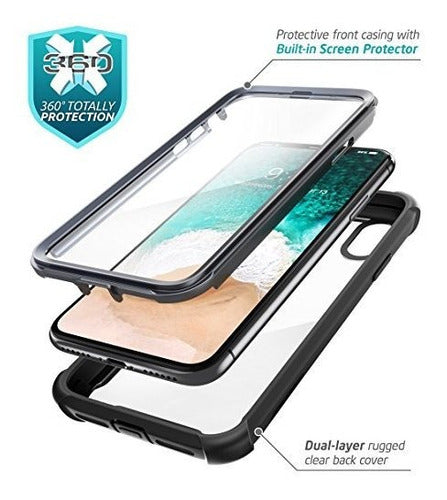 Iblason Carcasa Rigida Para iPhone XS Max Incluye Protector 1