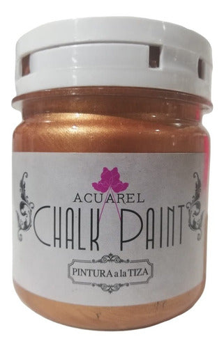 Acuarel Chalk Paint 200cc X3un. Pintura A La Tiza Metalizado 0