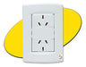 Sica Light Switch Key 2 Socket White 0