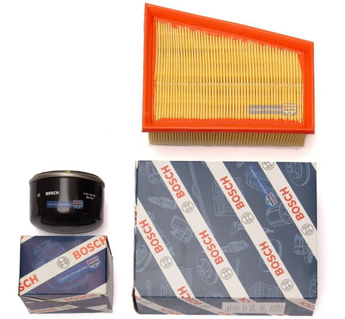 Bosch Kit 2 Filters for Renault Clio 2 1.6 16v K4M 2004 2005 0