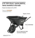 Truper Plastic Wheelbarrow 530kg 120L Pneumatic Wheel 4