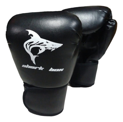 Shark Box Boxing Gloves 14-16 Oz Synthetic Leather 0