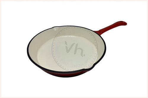 Vonne Enamelled Cast Iron Skillet 25 Cm Colors 2