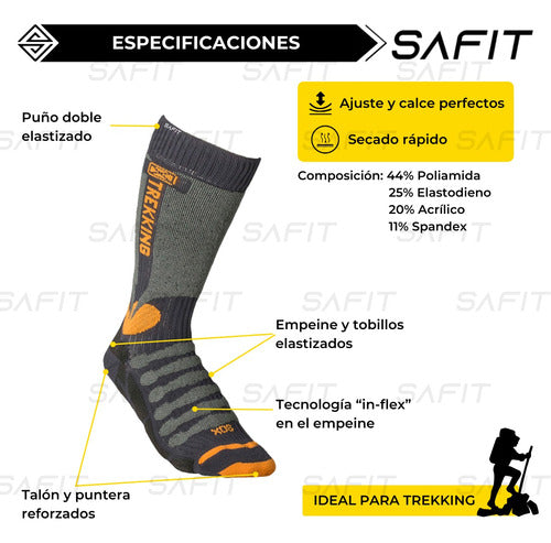 Sox® Trekking Premium Reinforced Protection Thermal Socks 5