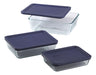 Pyrex Simply Store Rectangulares Almacenamiento  Alimentos 0