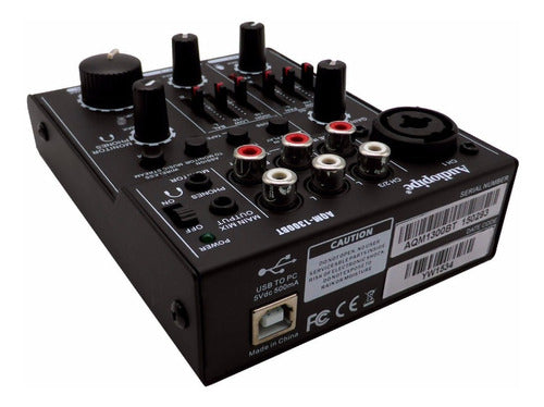 Mixer Bluetooth Audiopipe Aqm-1300bt Lucespro 1